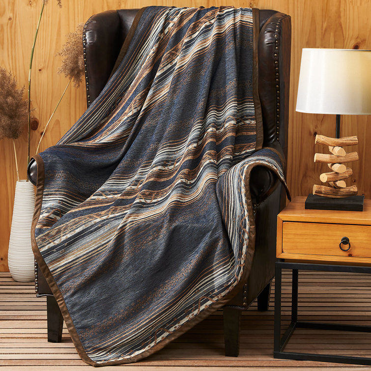 Pinstripe throw online blanket